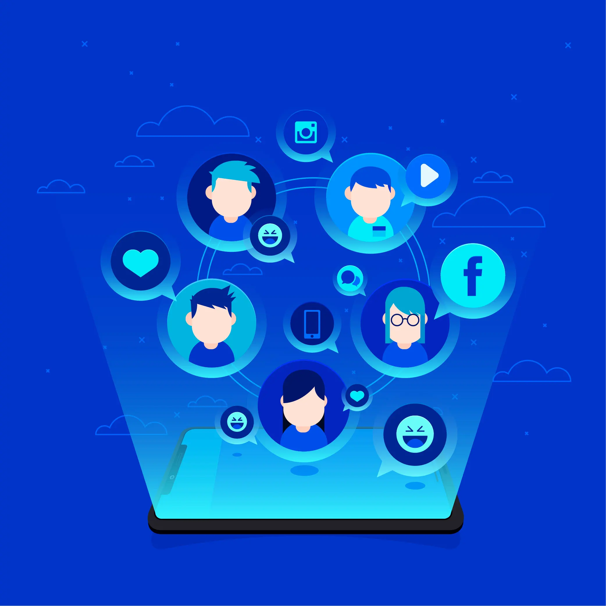 tipos de publicidad en redes sociales